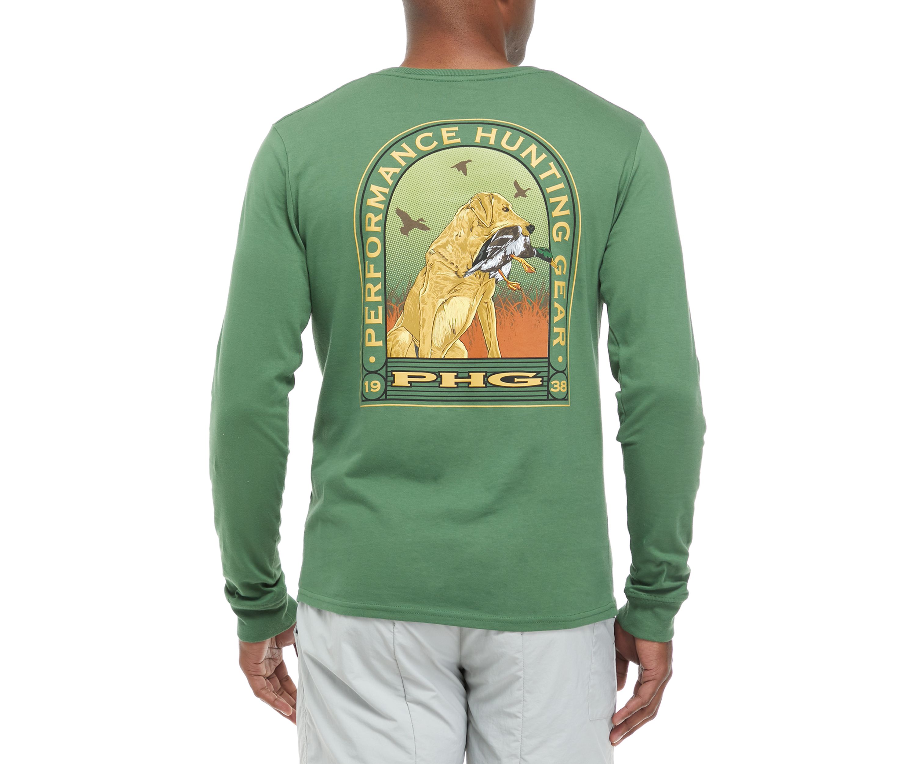 Mens Long Sleeve Labrador Graphic Sweatshirt