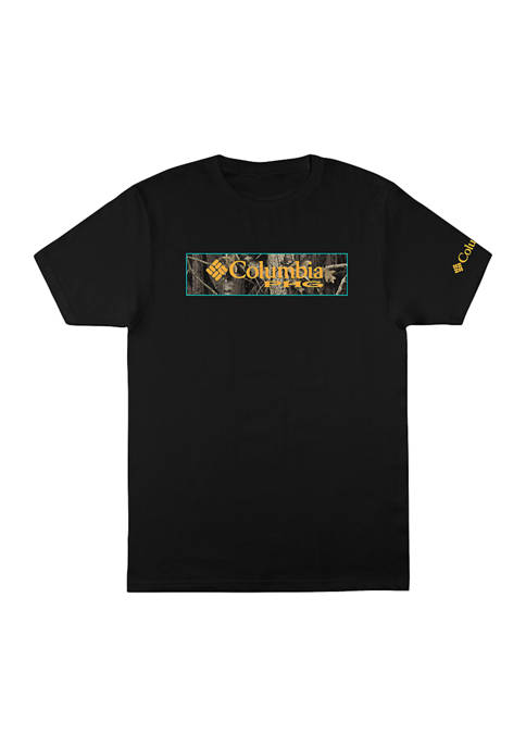 Columbia Short Sleeve PFG&trade; Camo Logo Graphic T-Shirt