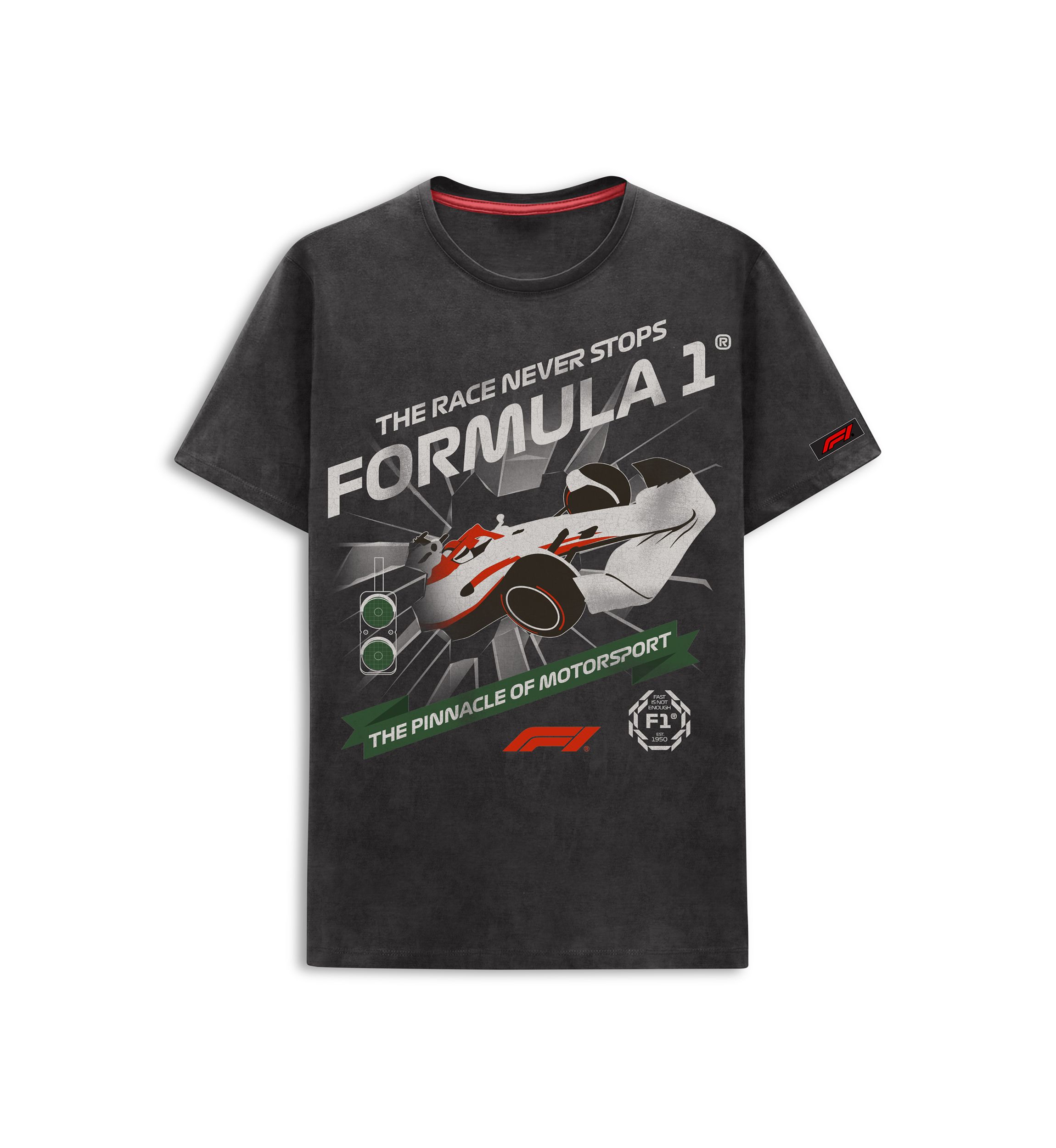 The Race Never Stops Graphic T-Shirt 
