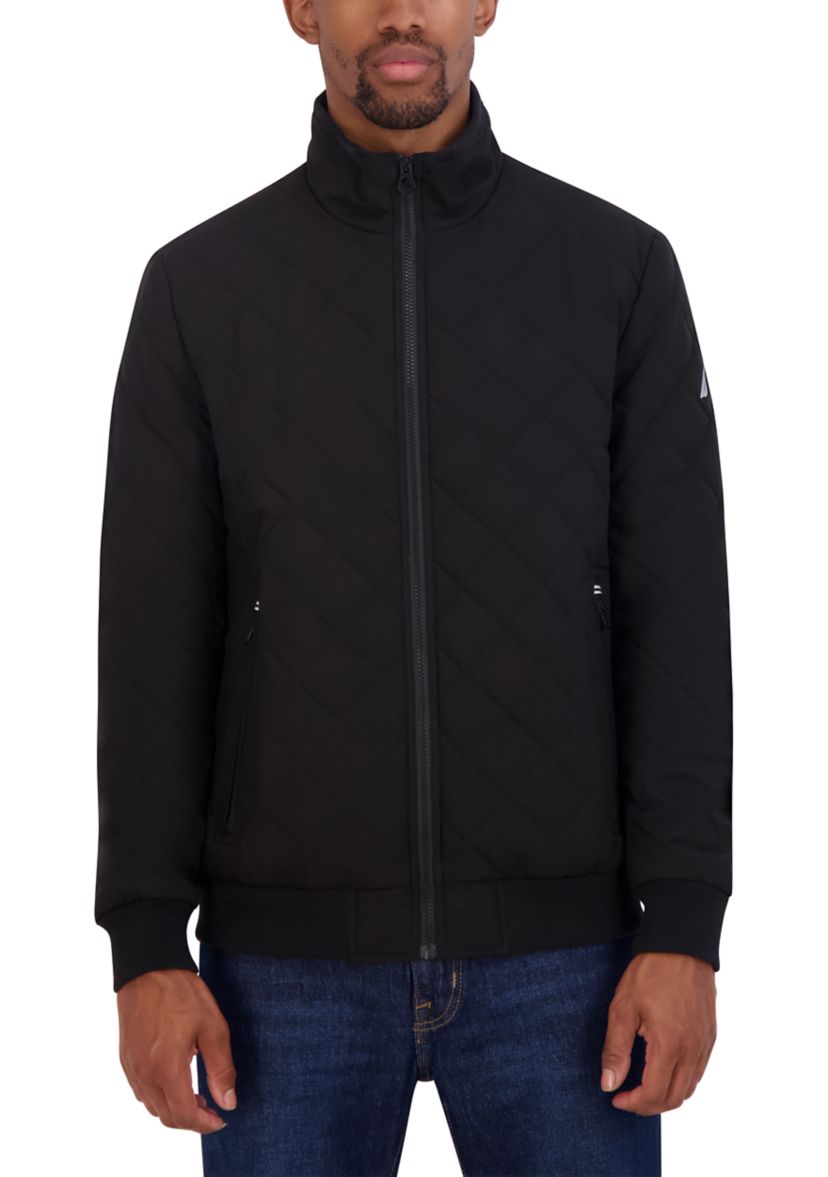 Quilted Bomber Jacket