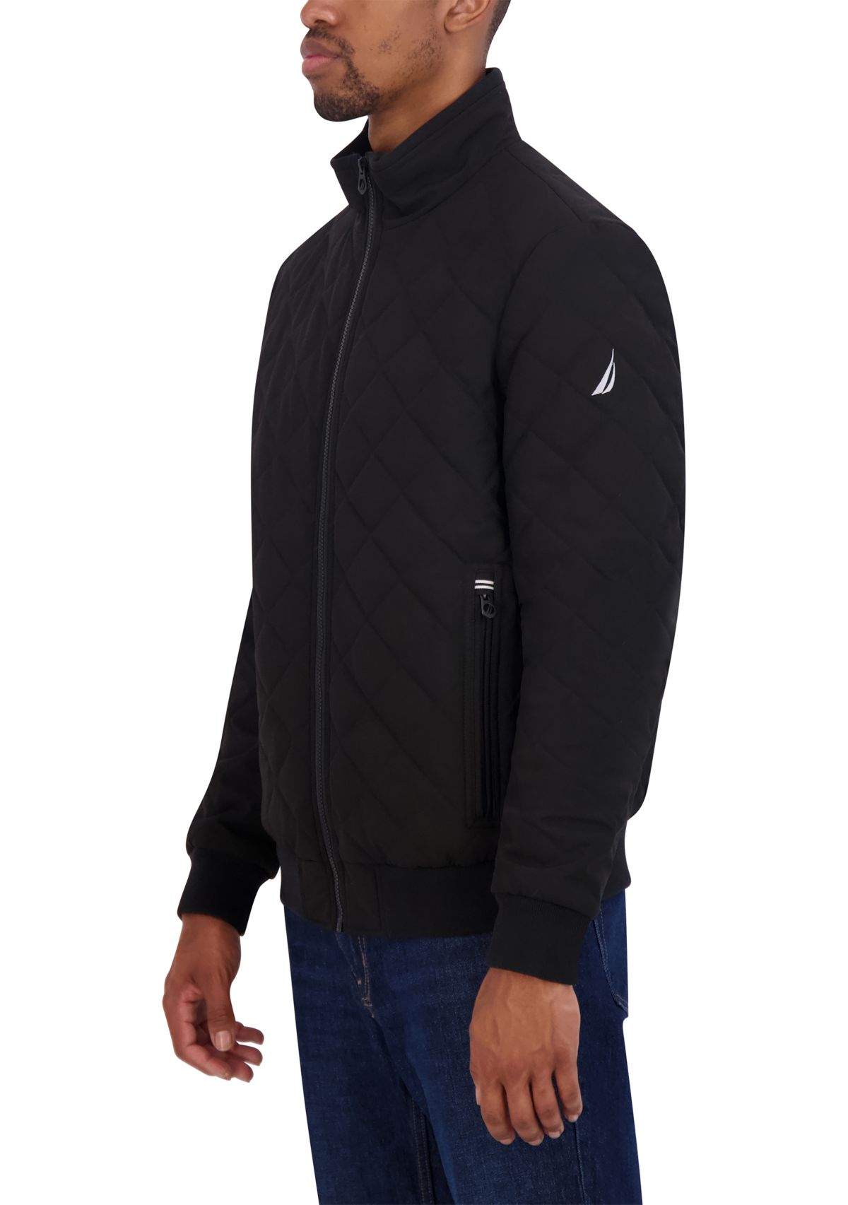 Quilted Bomber Jacket