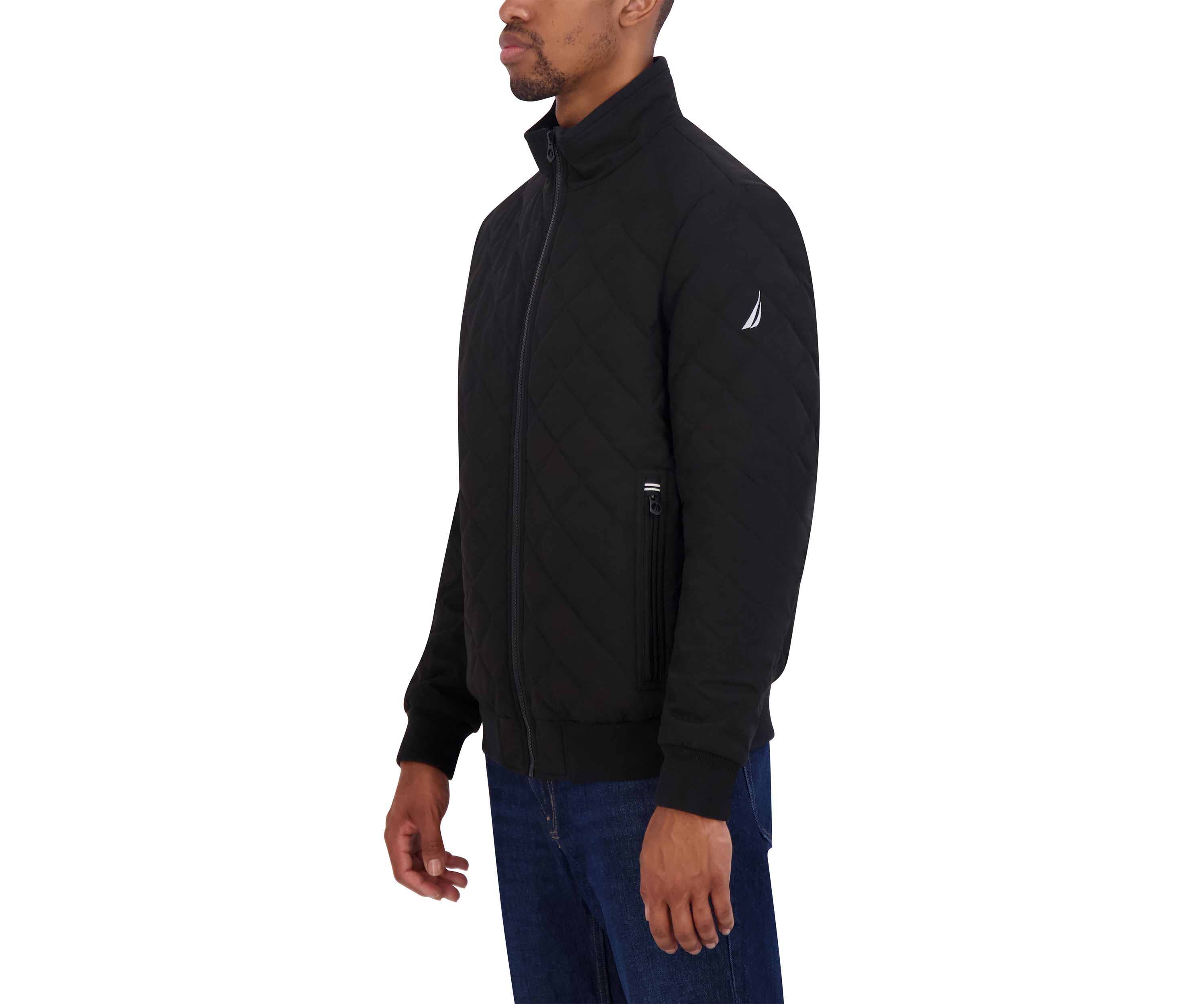 Quilted Bomber Jacket