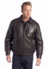 Leather Bomber Jacket
