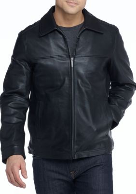 Nautica Leather Bomber Jacket | belk