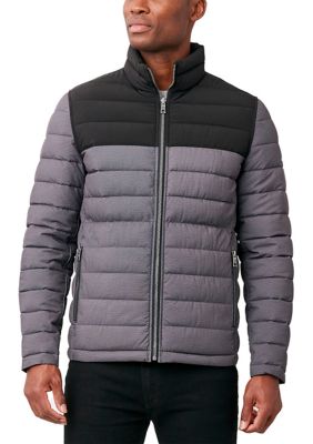 Men's Reversible Colorblock Accent Down Jacket