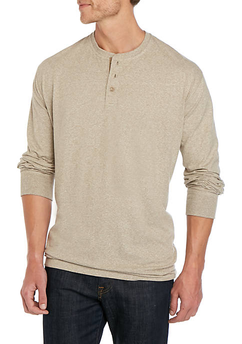 Ocean + Coast® Big & Tall Long Sleeve Jasper Henley T Shirt | belk