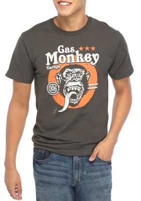 troon linnen Bekend Gas Monkey Short Sleeve Vintage Gas Monkey Graphic T-Shirt | belk