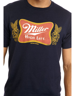 cosngwit Miller High Life Fashion T Shirts for Mens