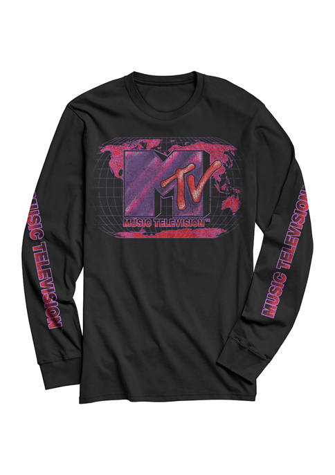 MTV Global Domination Long Sleeve Graphic T-Shirt