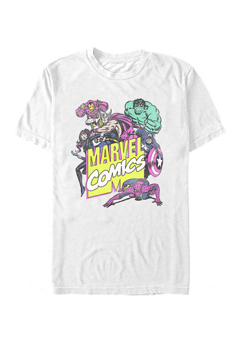 Marvel Comics Retro Short Sleeve Graphic T-Shirt