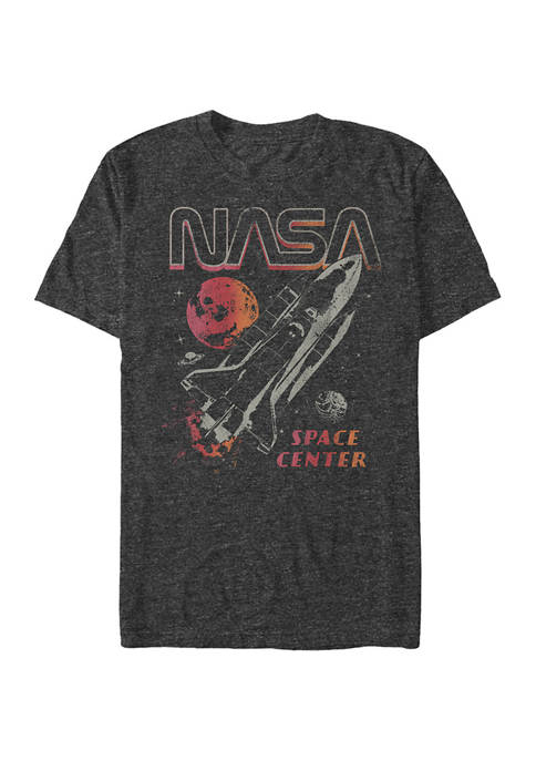 Short Sleeve NASA Space Center Graphic T-Shirt 