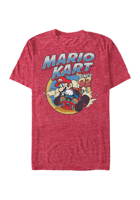 Short Sleeve Mario Kart Graphic T-Shirt 