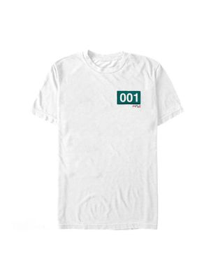 Fifth Sun Men's 001 Patch Squid Game Graphic T-Shirt, White, 2XL -  0196446978765