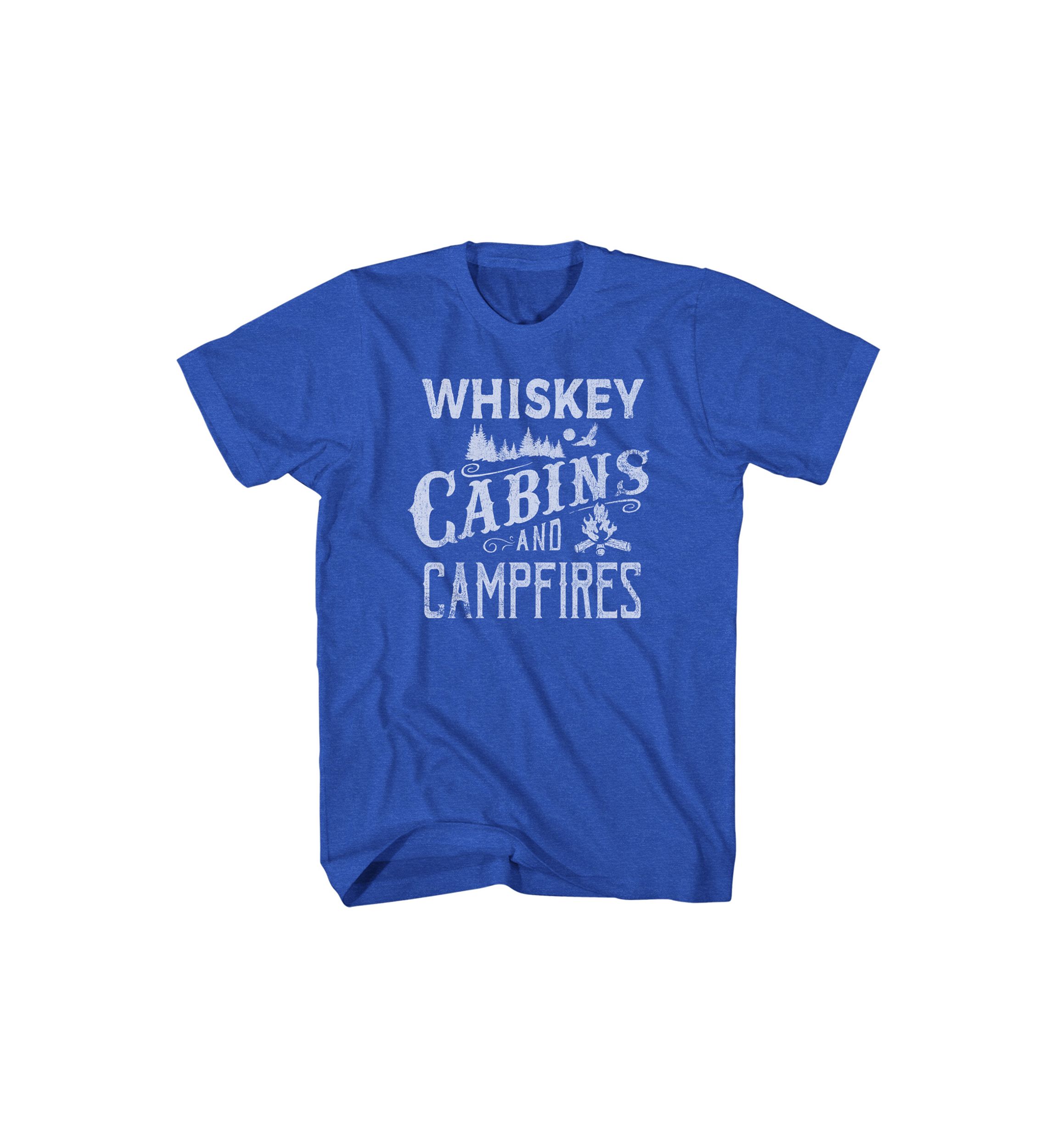 Whiskey, Cabins, & Campfires Graphic T-Shirt 