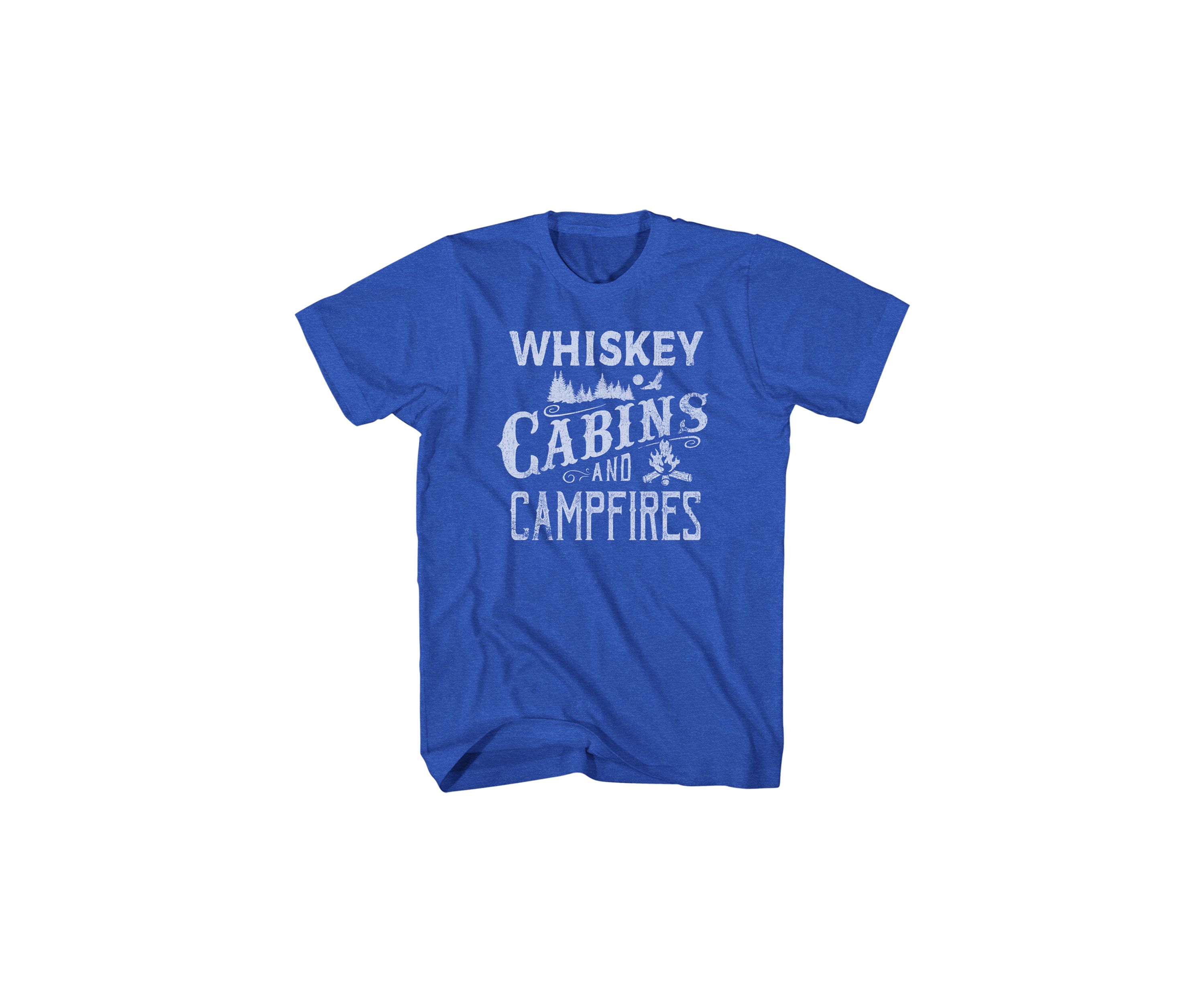 Whiskey, Cabins, & Campfires Graphic T-Shirt 
