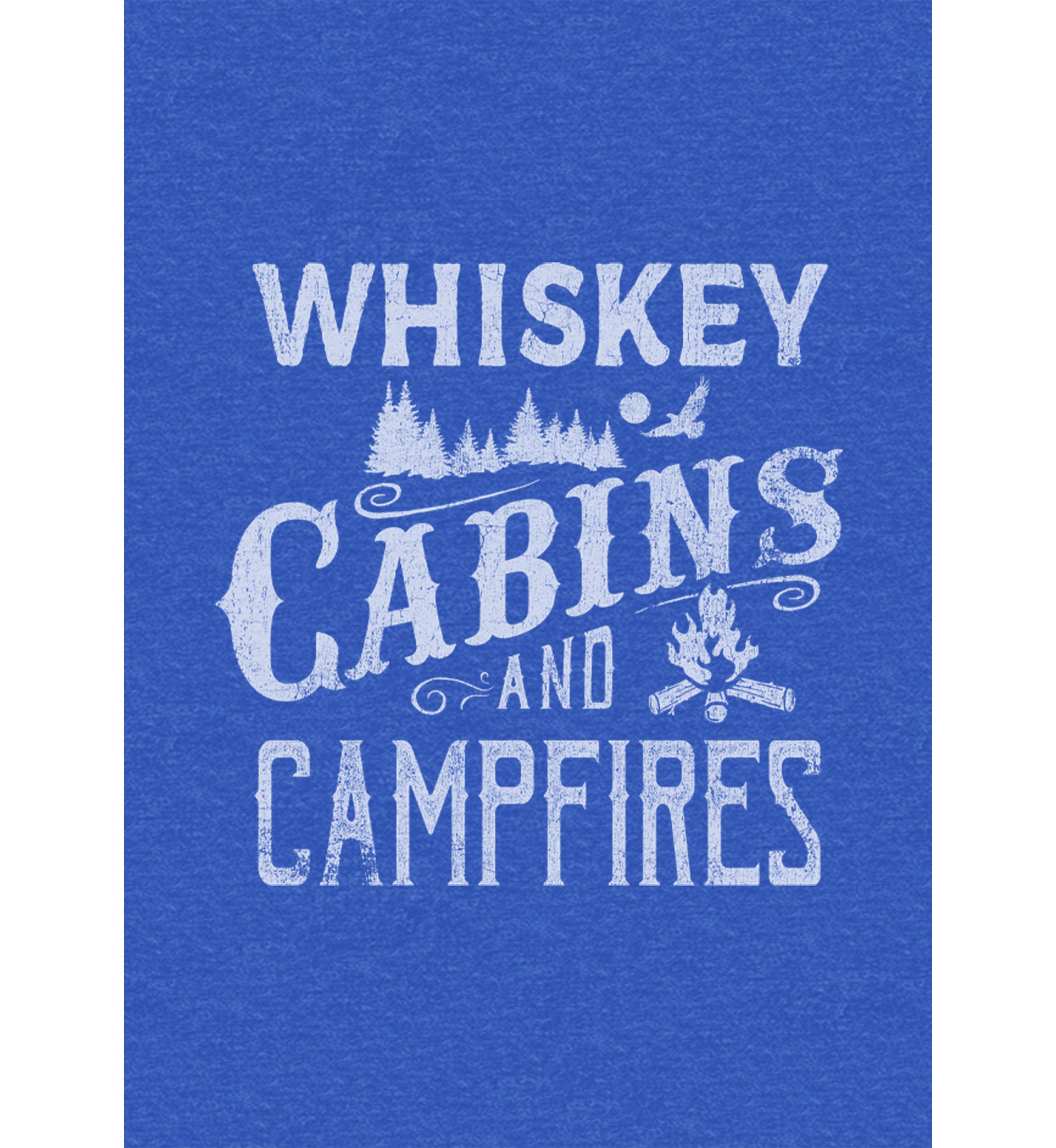 Whiskey, Cabins, & Campfires Graphic T-Shirt 