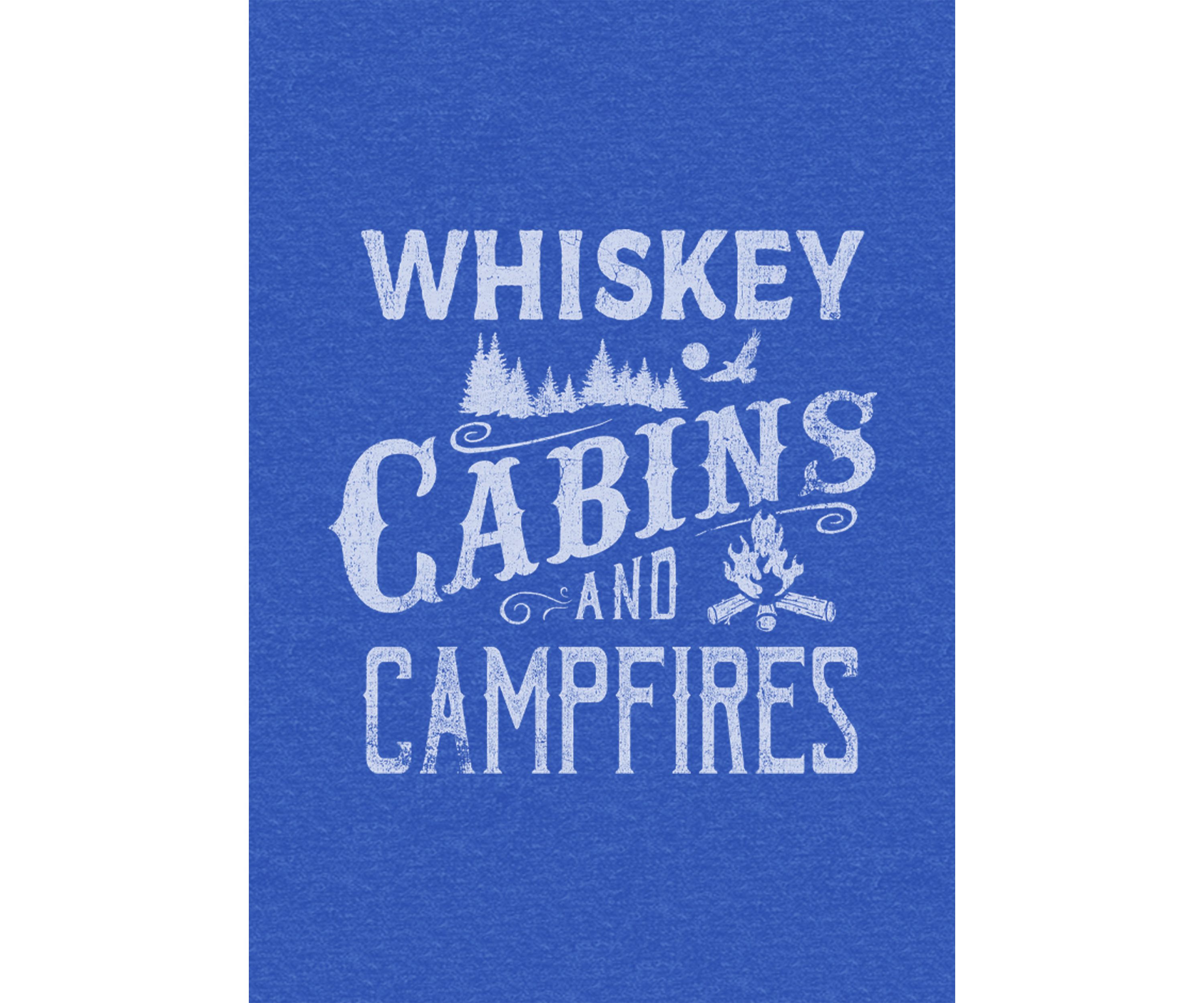 Whiskey, Cabins, & Campfires Graphic T-Shirt 