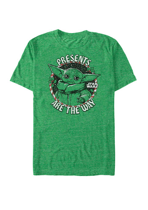 Short Sleeve Baby Yoda Graphic T-Shirt 
