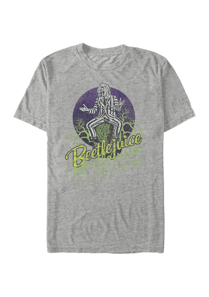 Juniors Beetle Juice Bio Exorcist Graphic T-Shirt 