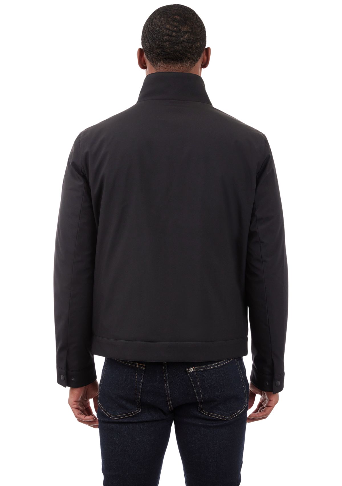 Mens Soft Shell Hipster Jacket with Attached Bib