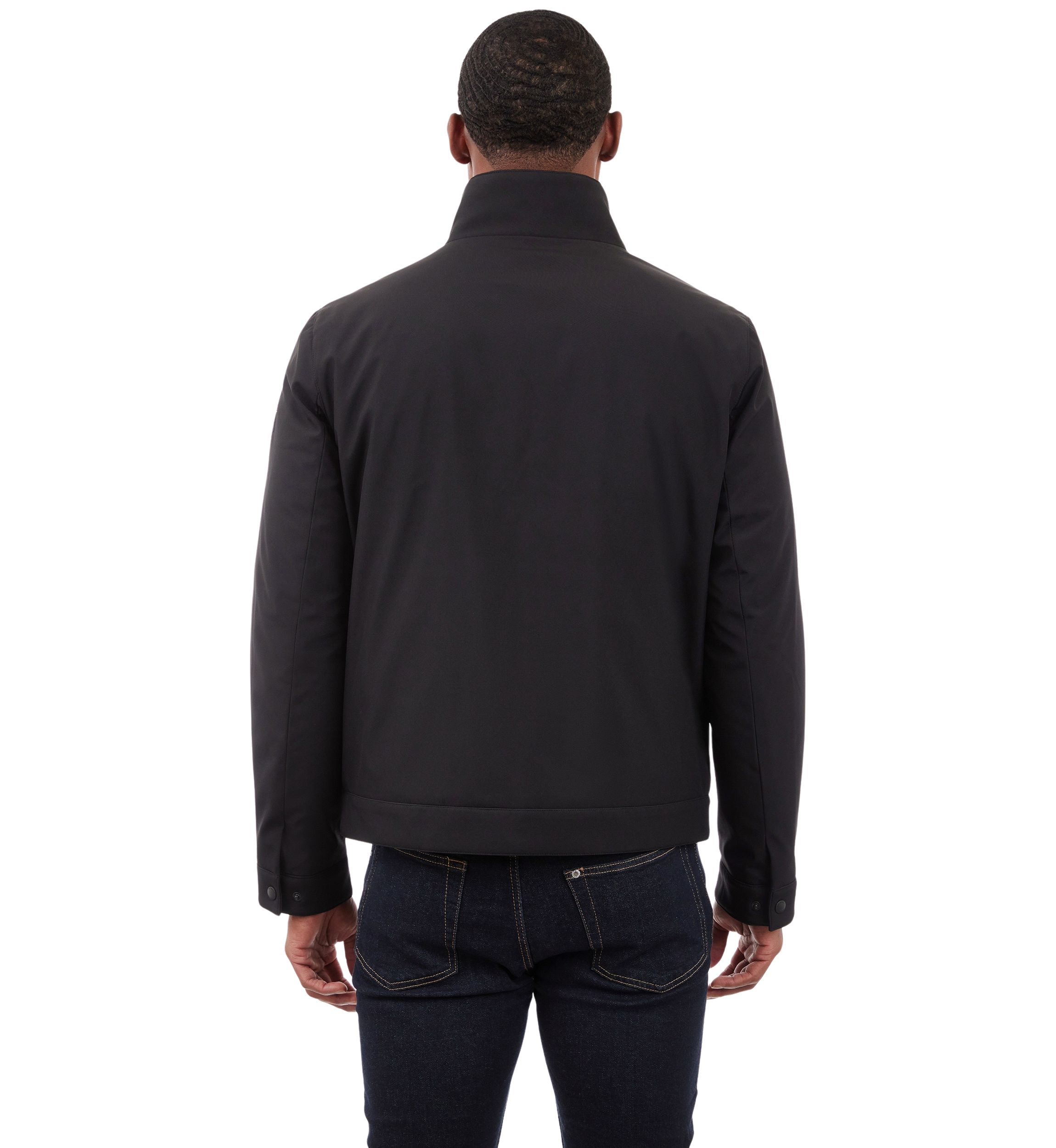 Mens Soft Shell Hipster Jacket with Attached Bib