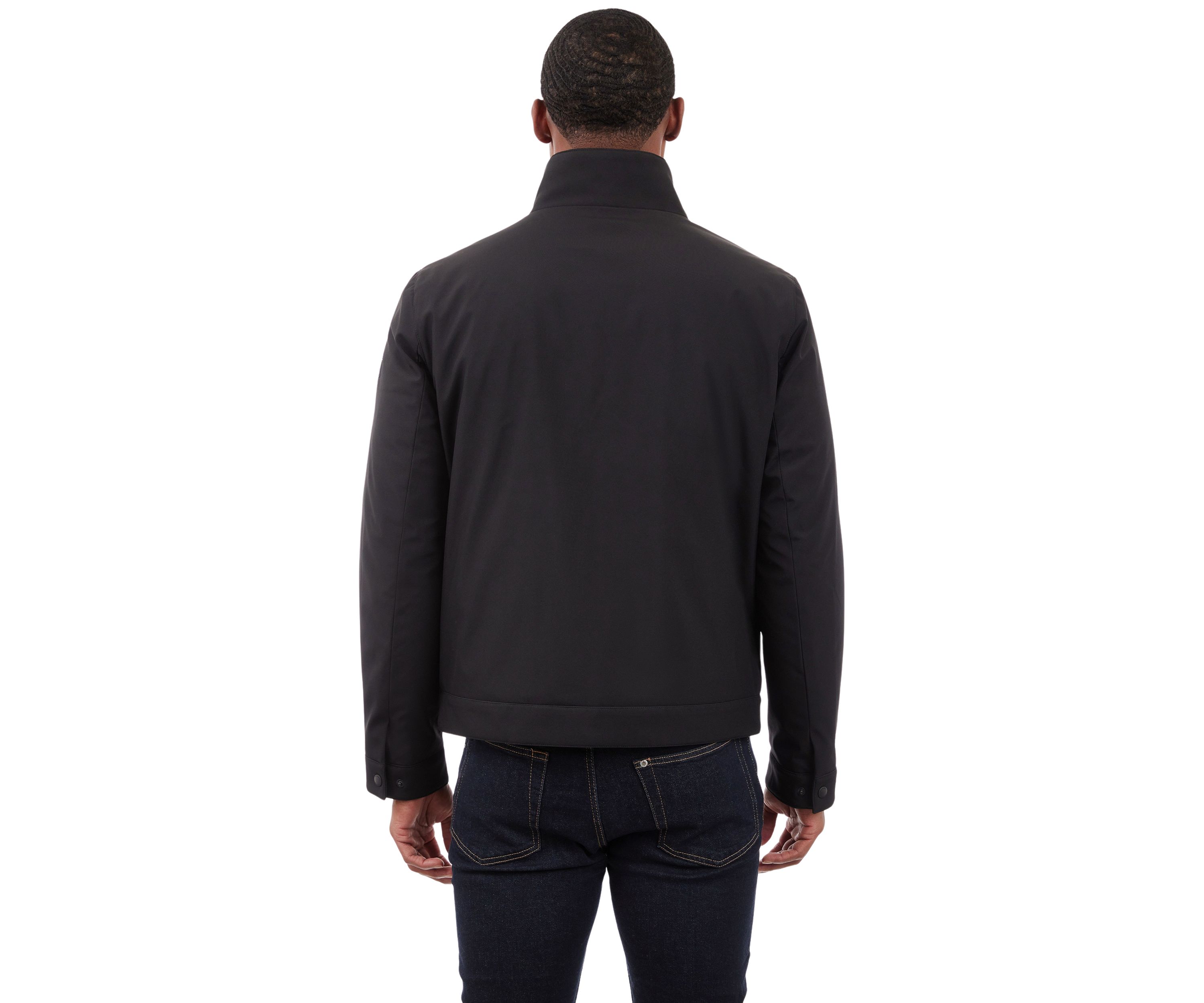Mens Soft Shell Hipster Jacket with Attached Bib