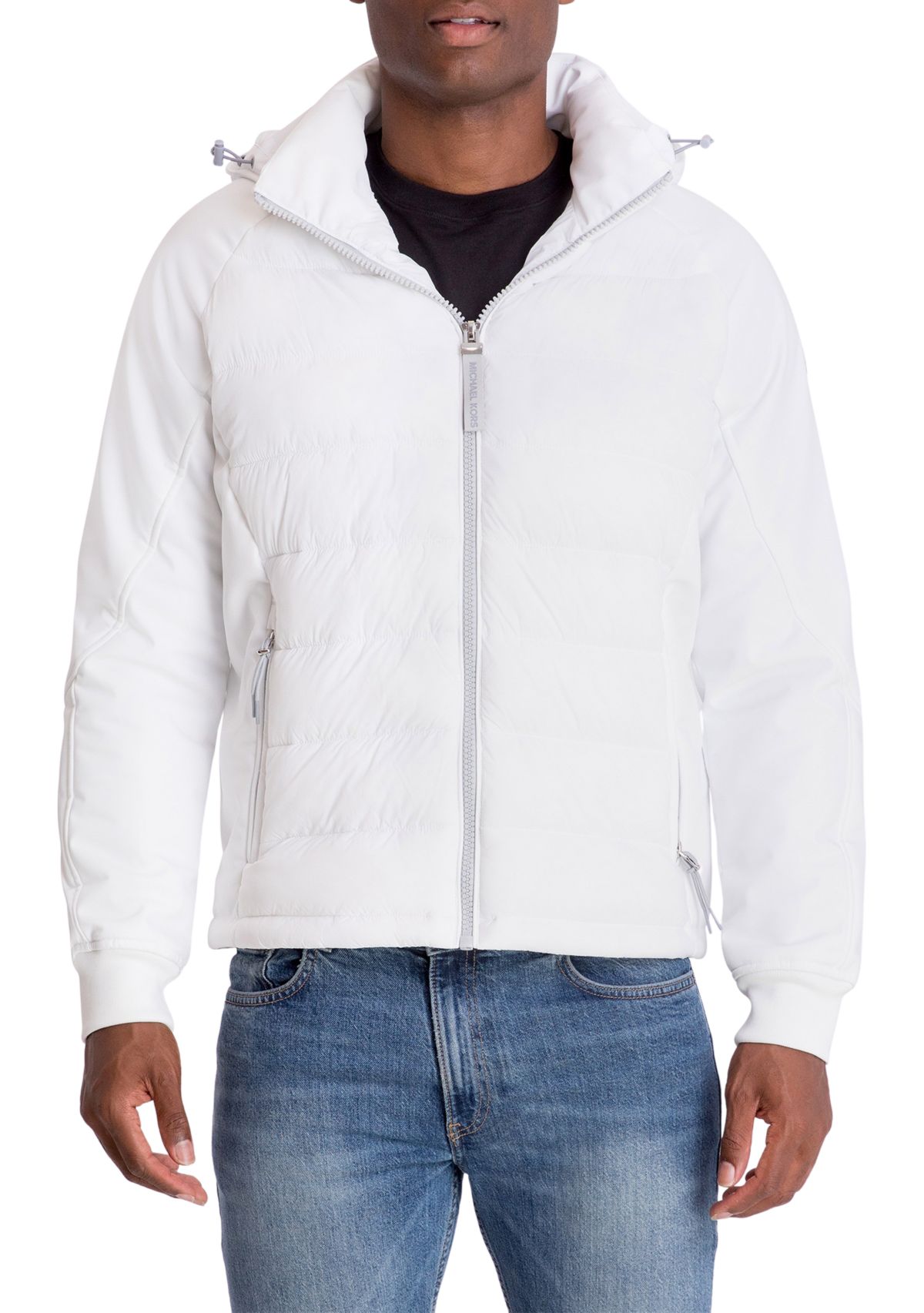 Monroe Mixed Media Puffer Jacket 