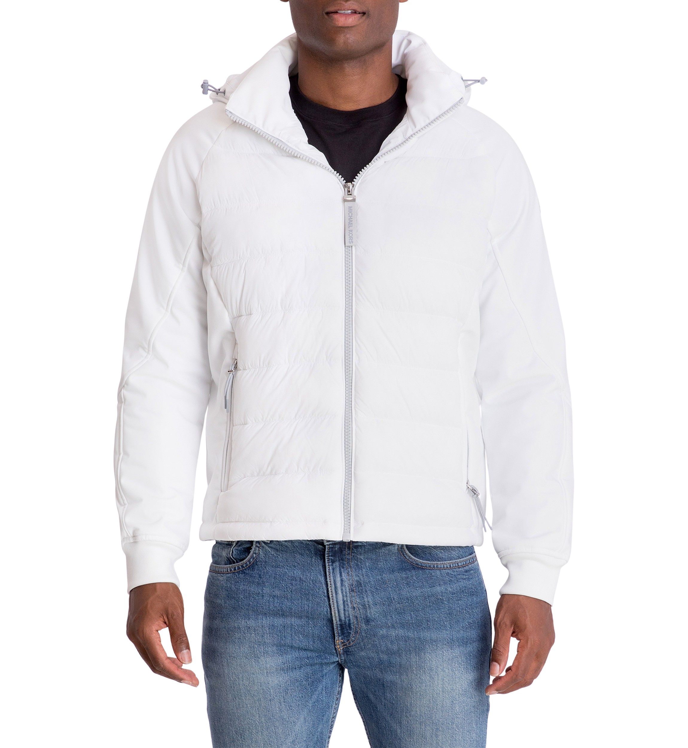 Monroe Mixed Media Puffer Jacket 