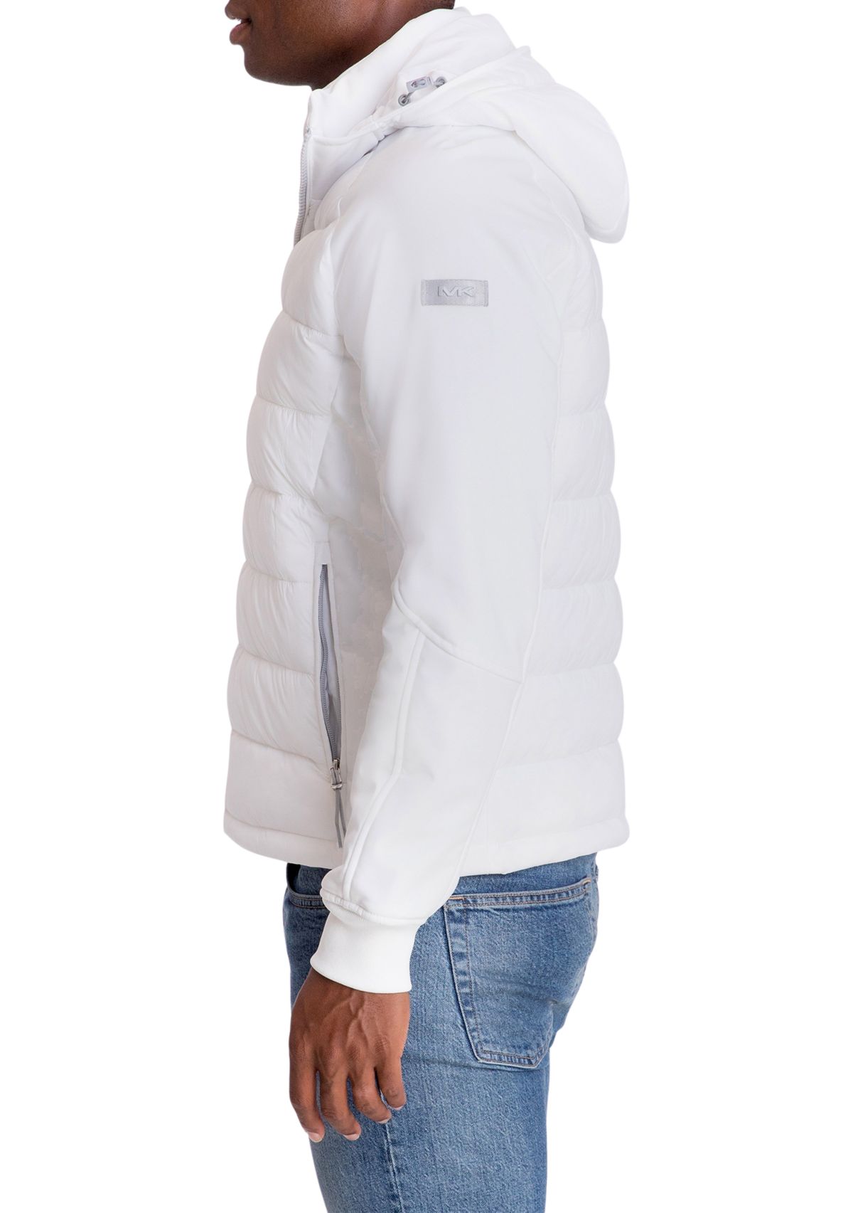 Monroe Mixed Media Puffer Jacket 