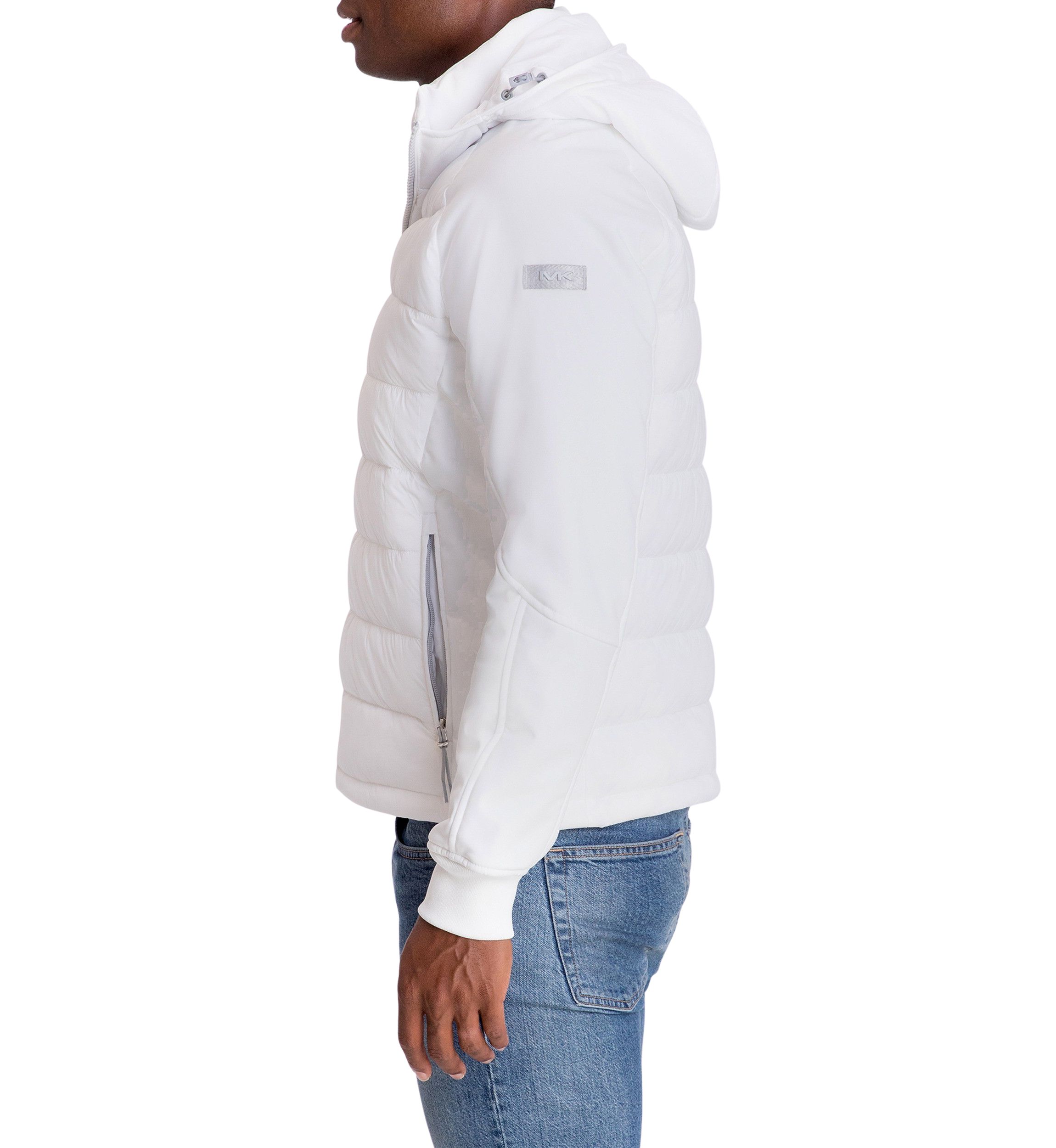 Monroe Mixed Media Puffer Jacket 