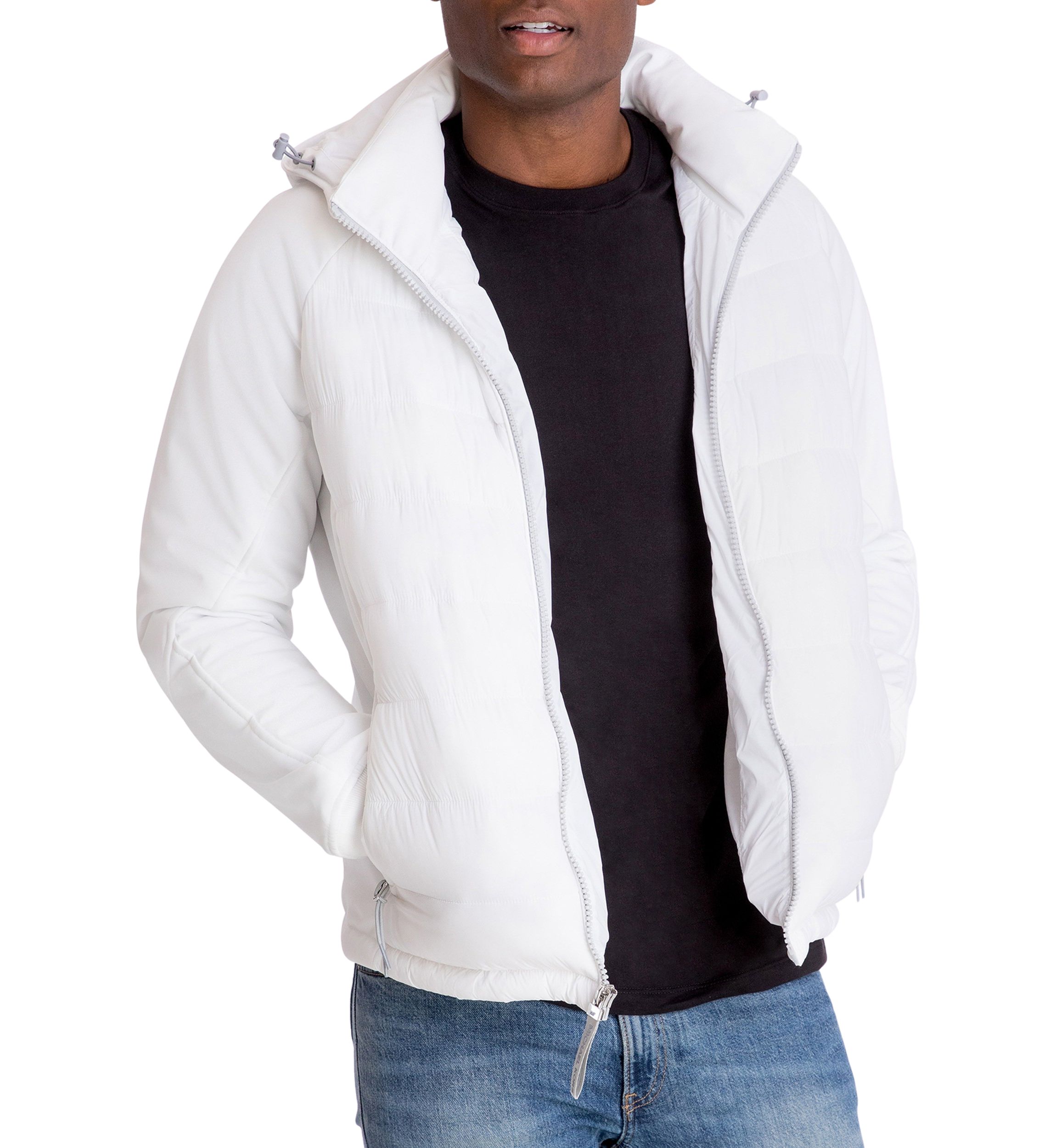 Monroe Mixed Media Puffer Jacket 
