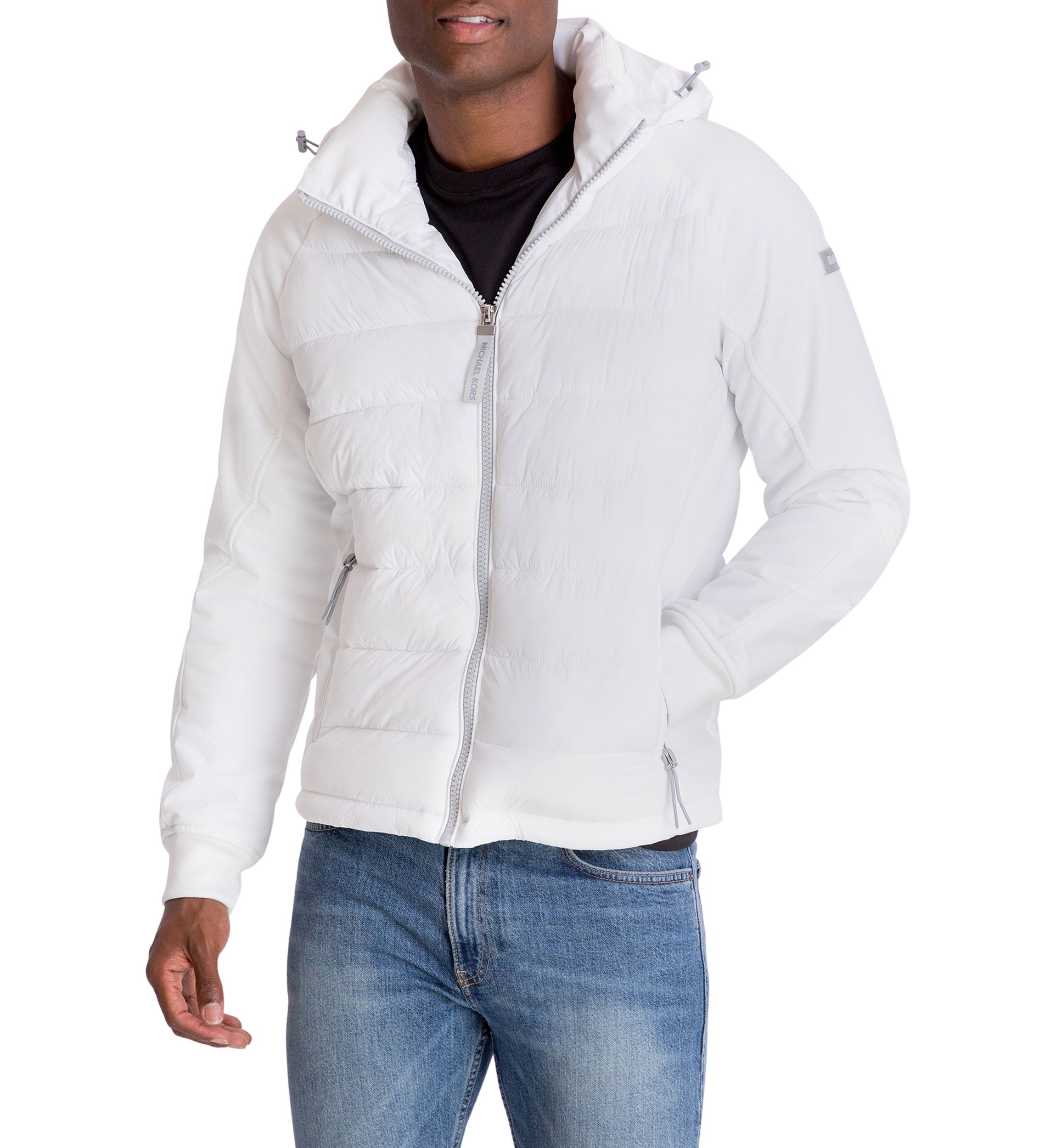 Monroe Mixed Media Puffer Jacket 