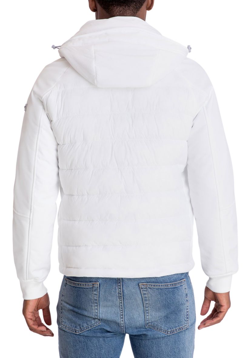 Monroe Mixed Media Puffer Jacket 