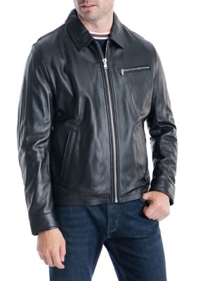 Michael Kors Men's New Leather Hipster Jacket | belk