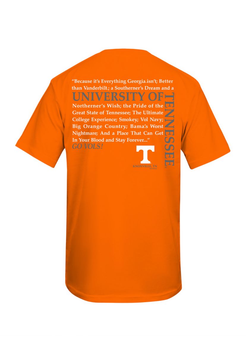 NCAA Tennessee Volunteers Straight Hem Graphic T-Shirt