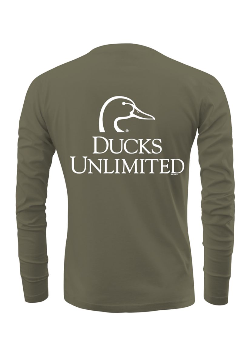 Mens Long Sleeve Logo Graphic T-Shirt 