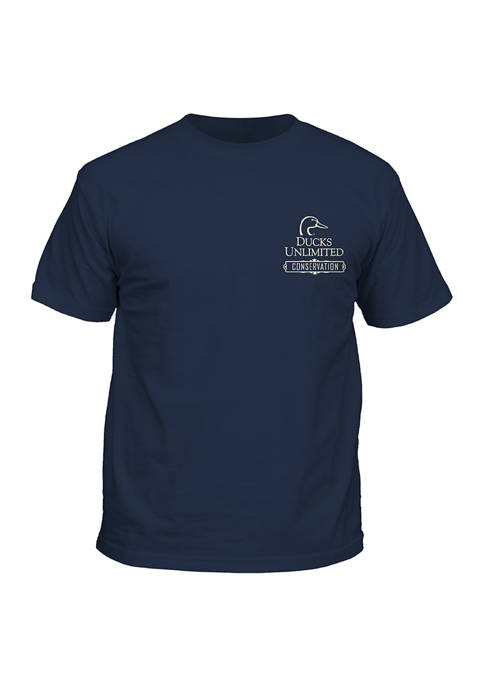 Ducks Unlimited Mens Short Sleeve Game License Graphic