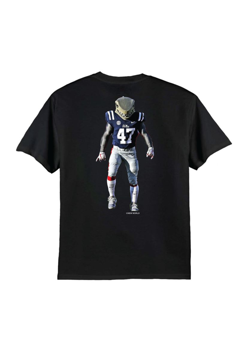 NCAA Ole Miss Rebels Floating Mascot Graphic T-Shirt