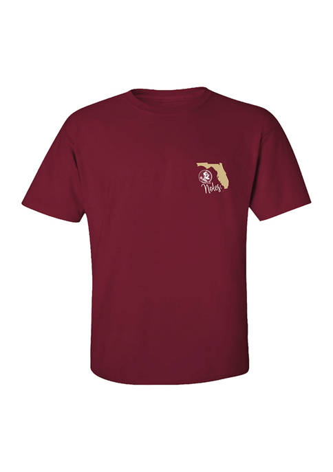 Gildan NCAA Florida State Seminoles Loveliest Graphic T-Shirt