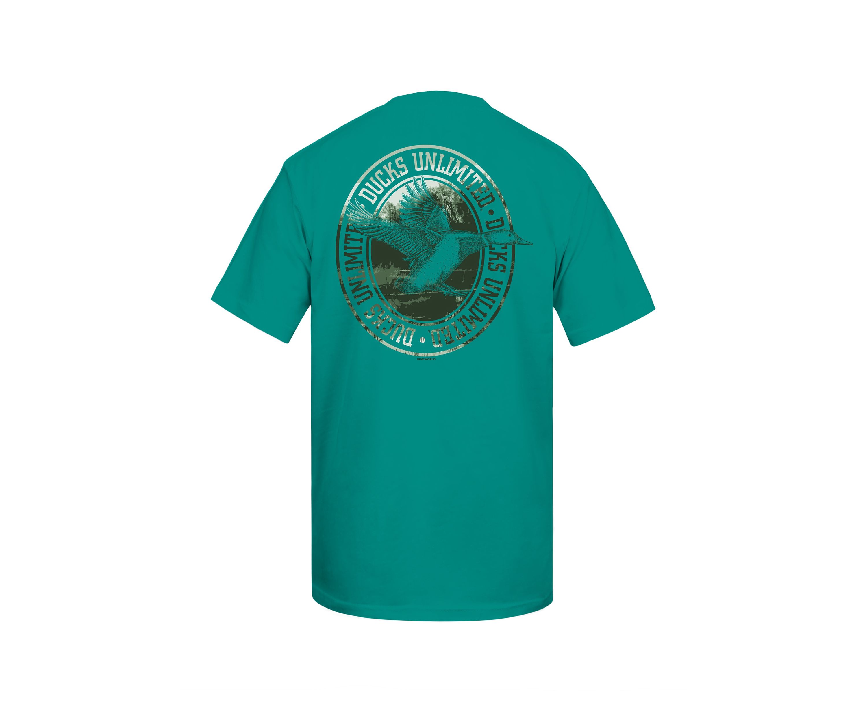 Mens Short Sleeve Flying Oval Graphic T-Shirt