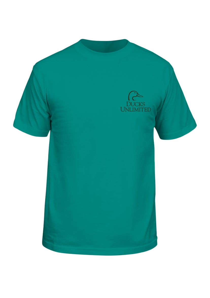 Mens Short Sleeve Flying Oval Graphic T-Shirt