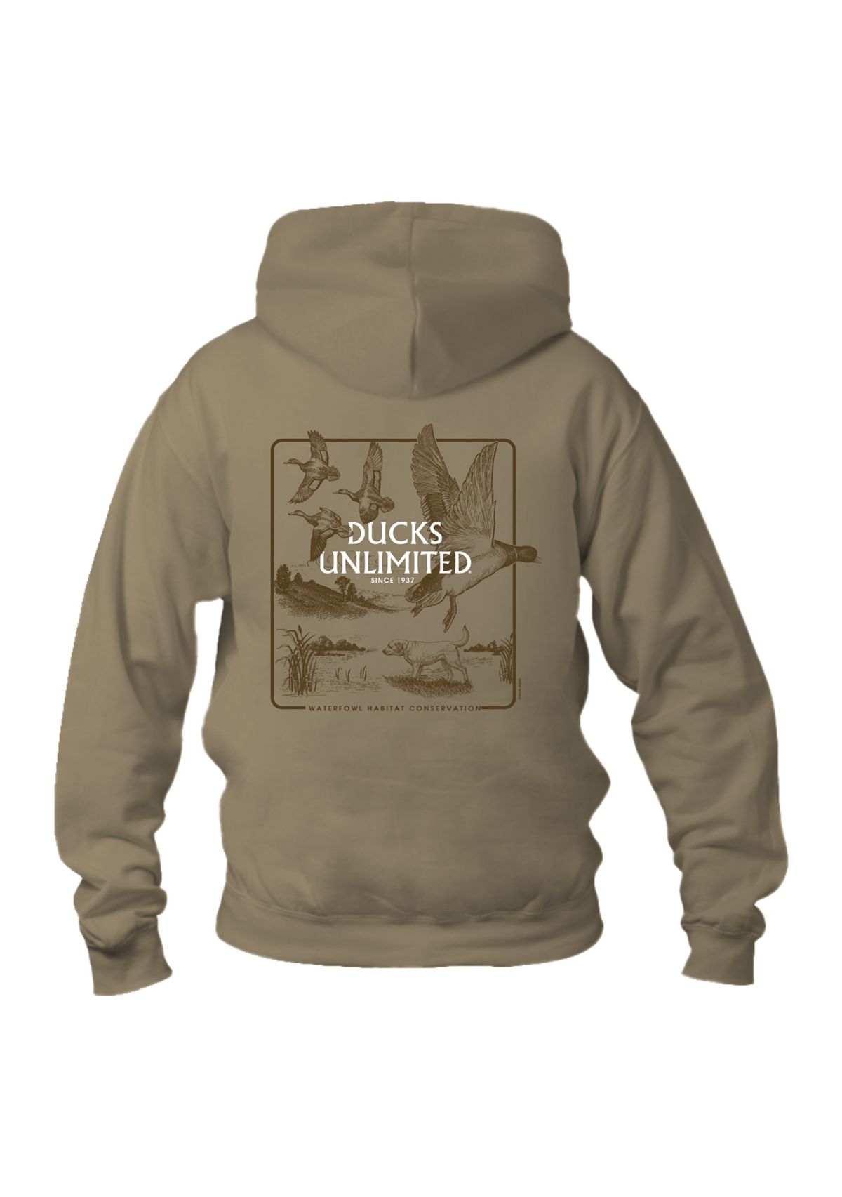 Mens Etched Scenic Hoodie