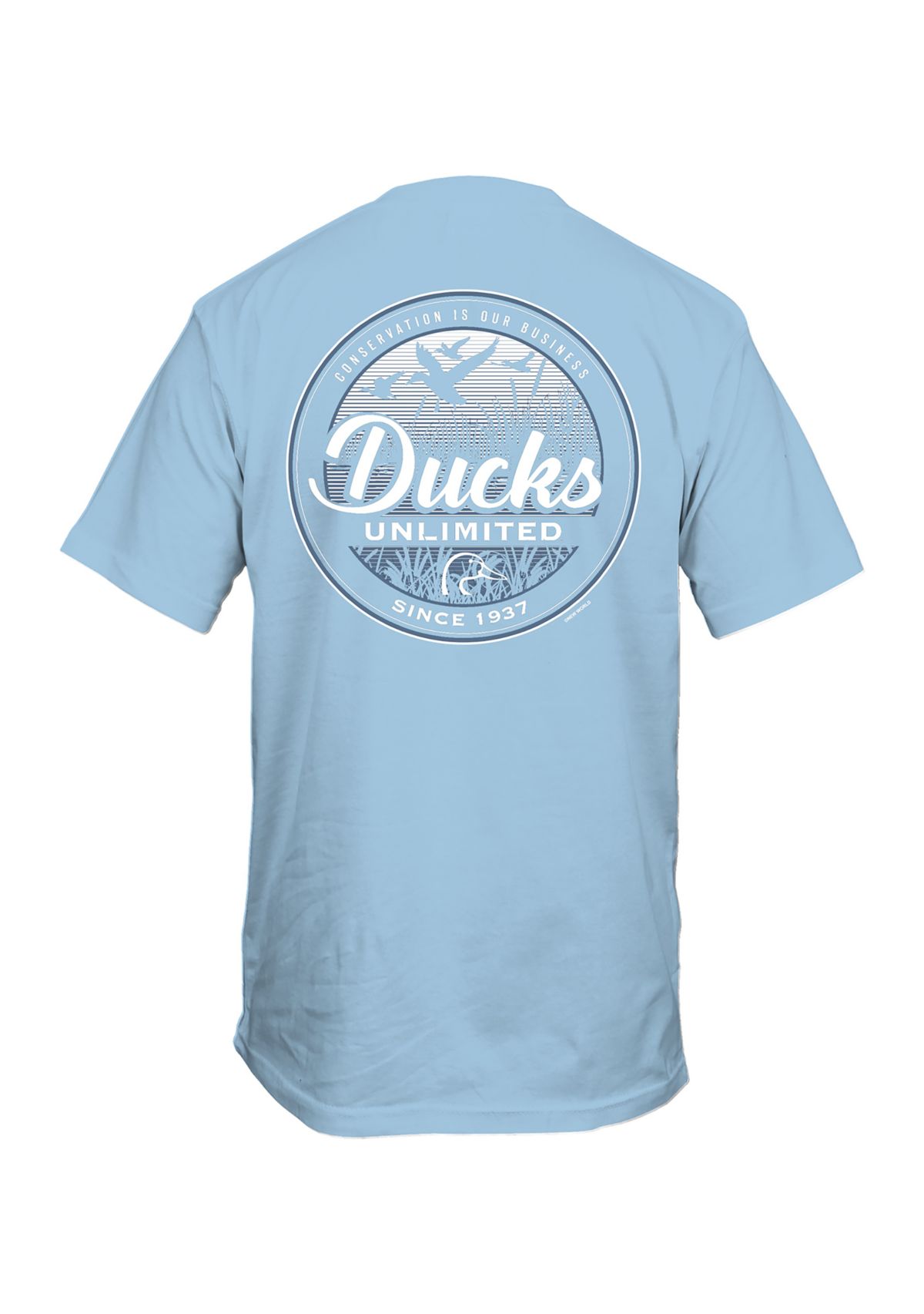 Mens Louver Circle Short Sleeve Graphic T-Shirt