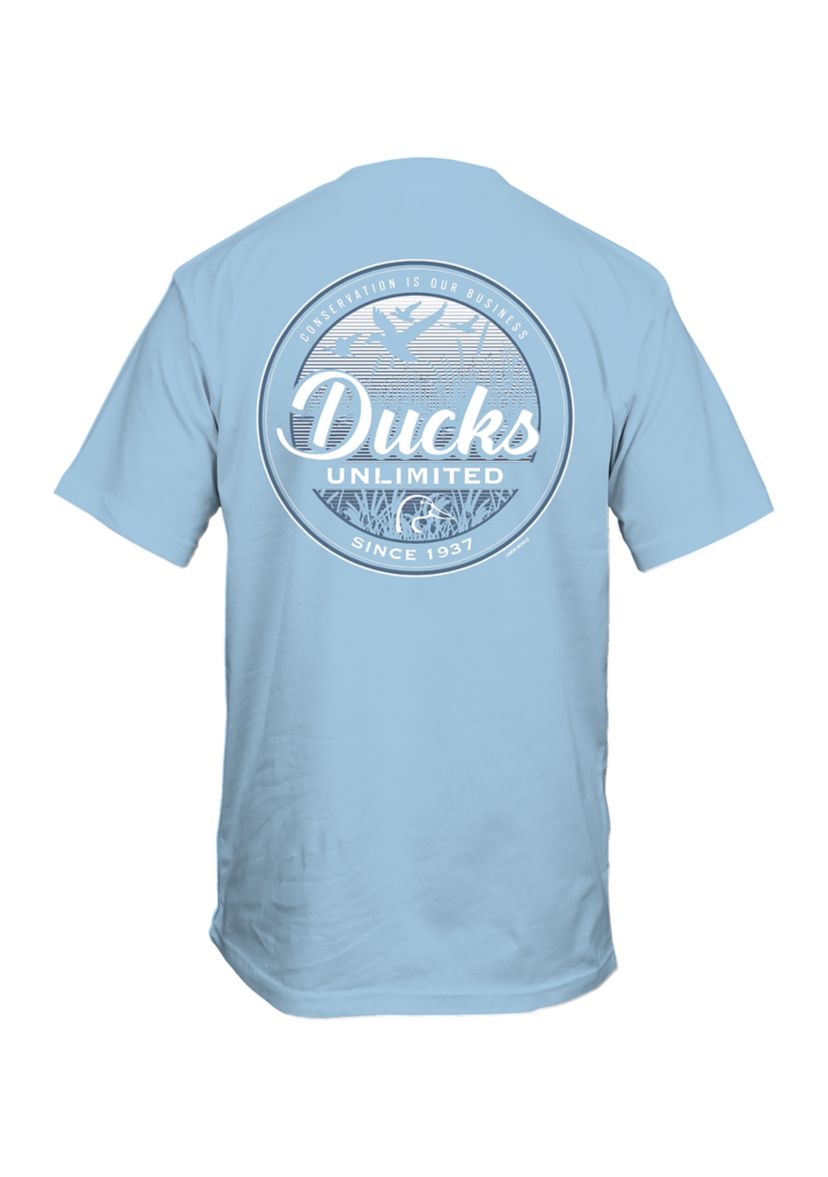 Mens Louver Circle Short Sleeve Graphic T-Shirt