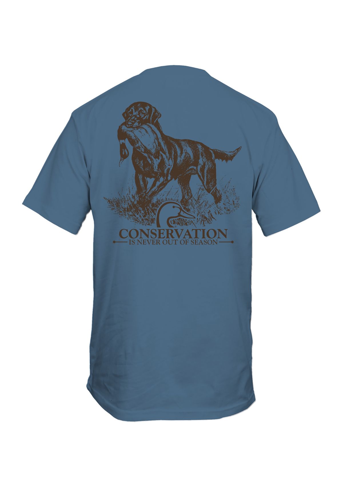 Mens Short Sleeve Ducks Unlimited Never Out of Season Graphic T-Shirt