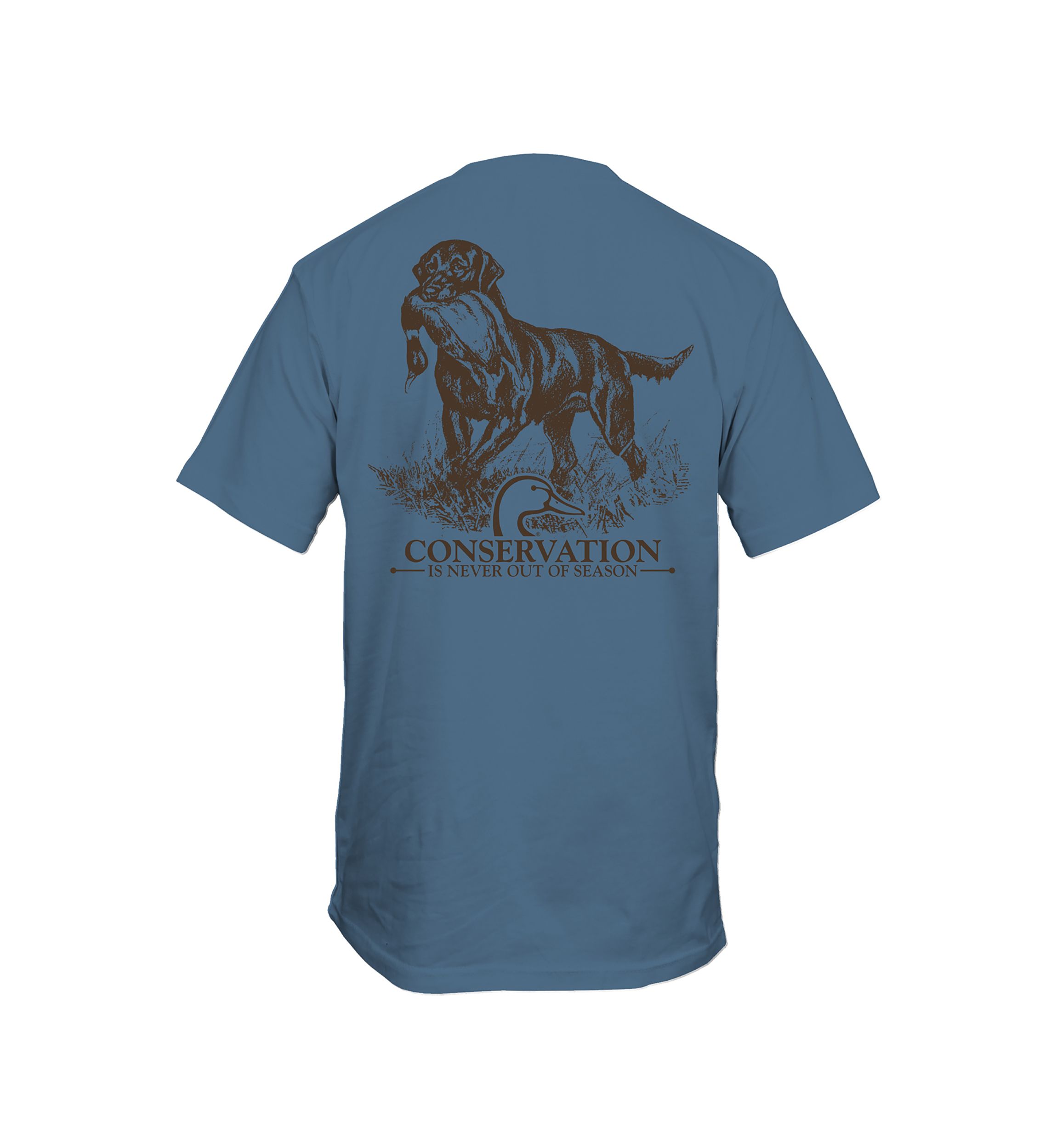 Mens Short Sleeve Ducks Unlimited Never Out of Season Graphic T-Shirt