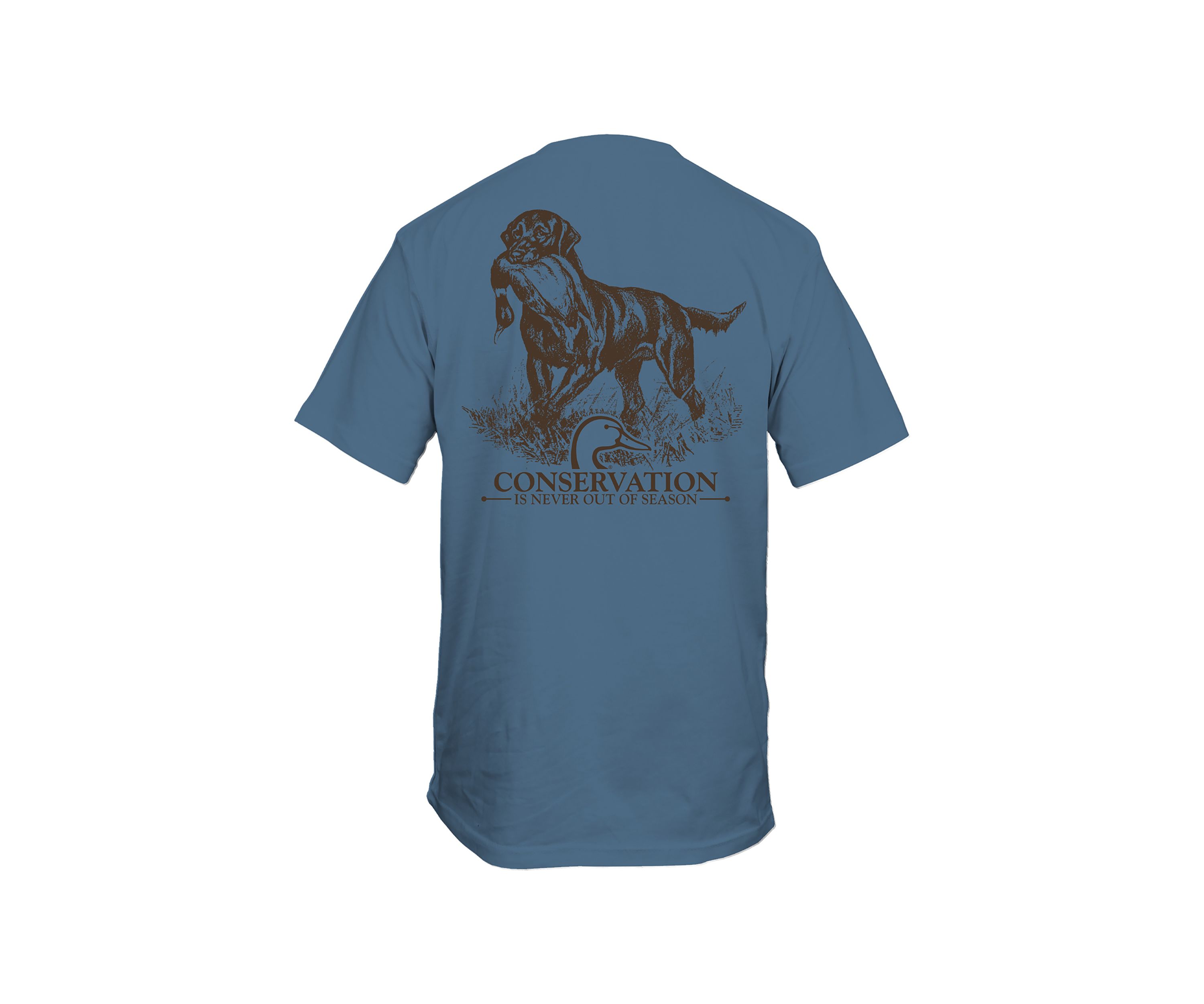 Mens Short Sleeve Ducks Unlimited Never Out of Season Graphic T-Shirt