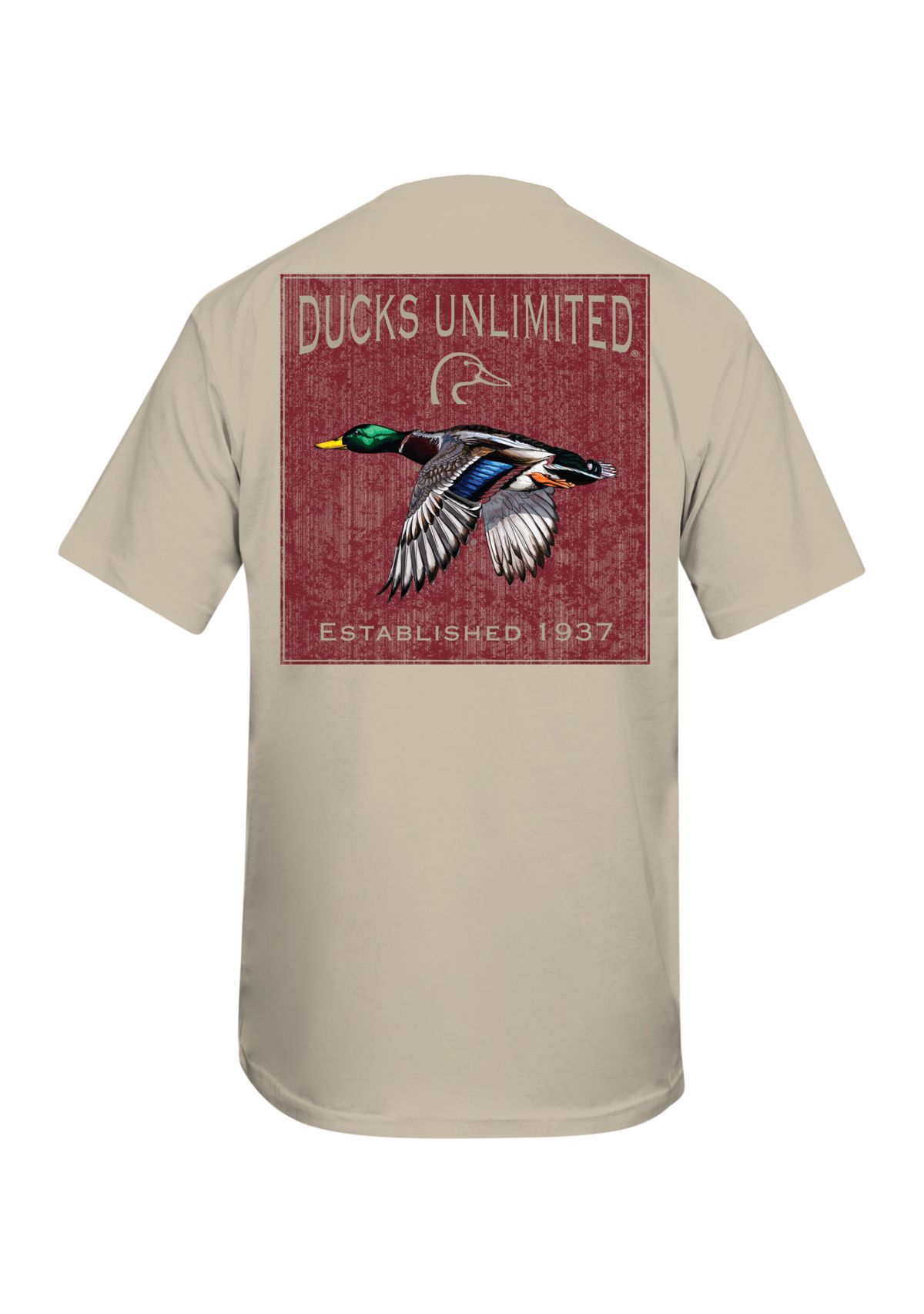 Mens Duck Sign Graphic T-Shirt