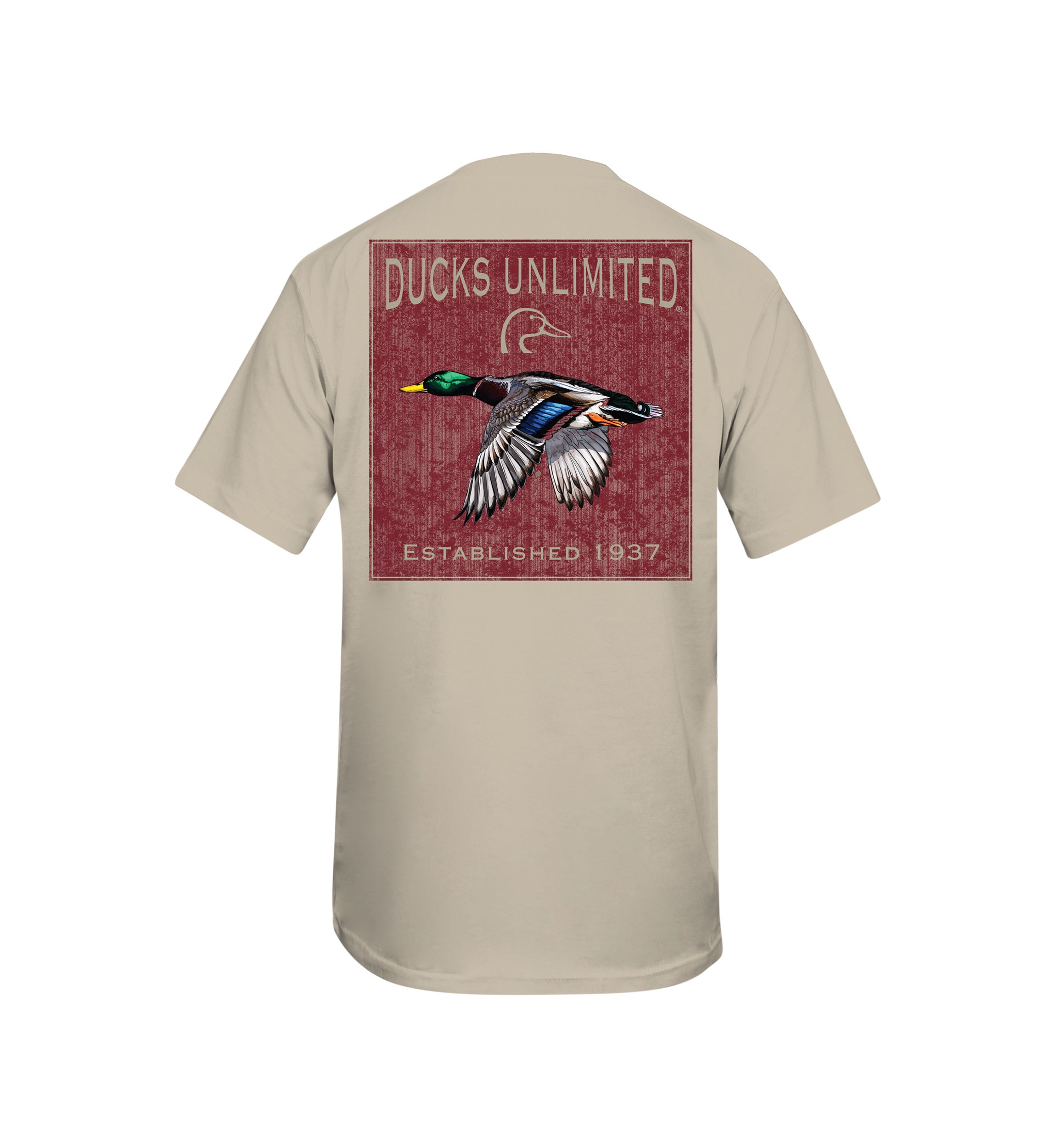 Mens Duck Sign Graphic T-Shirt