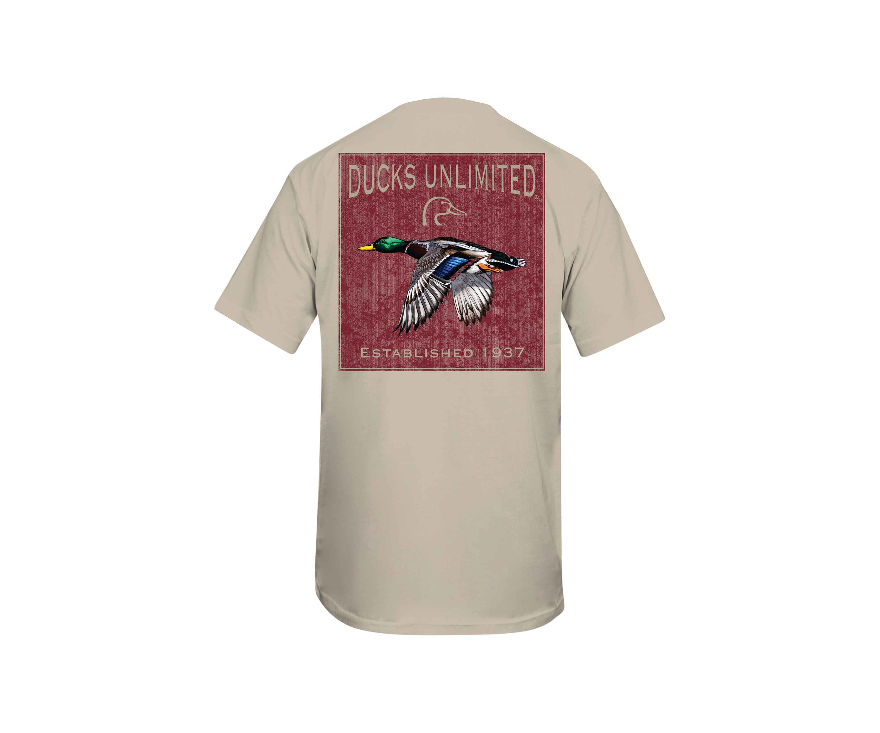 Mens Duck Sign Graphic T-Shirt